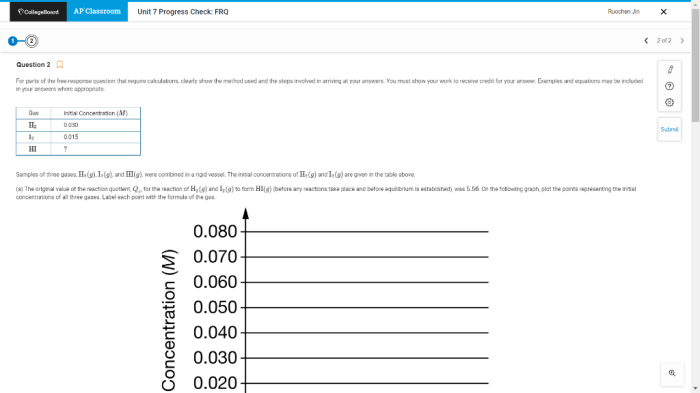 Unit 8 progress check frq part a