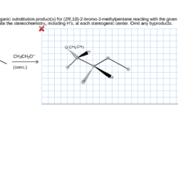 Major draw organic substitution reaction isopropyl alcohol following ch3 ch2 chegg transcribed text show