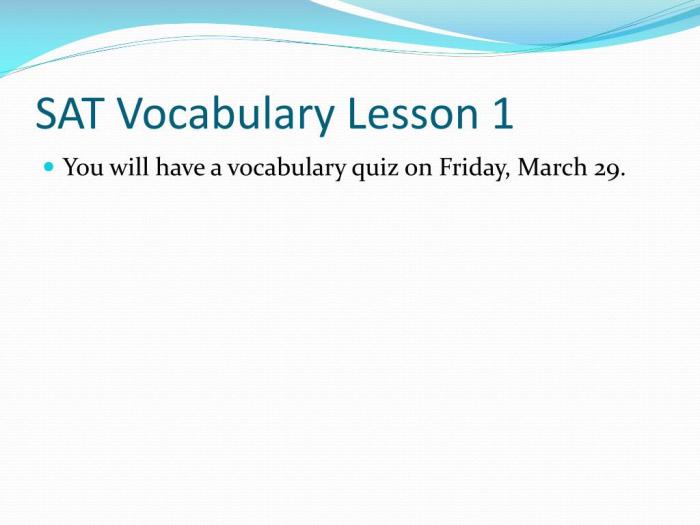 Sat vocabulary lesson and practice lesson 1 answer key