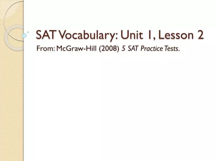 Sat vocabulary lesson and practice lesson 1 answer key